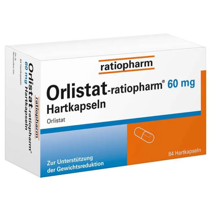 Ratiopharm Orlistat 60 mg Hartkapseln, 84 St> Abnehmtabletten