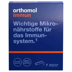 Orthomol Immun Direktgranulat Menthol-Himbeere, 7 St> Multivitamine|Immunsystem