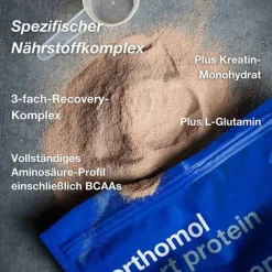 Orthomol Sport Protein Pulver Schoko, 640 g><noscript><img width=
