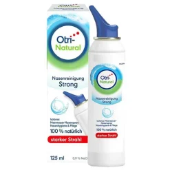Otrinatural Nasenreinigung Strong, isoton, 0,9 % NaCl, 125 ml> Meerwasser Nasenspray