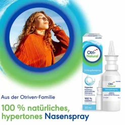 OtriNatural Schnupfenspray, hyperton, 2,3 % NaCl, 30 ml
