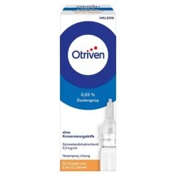 Otriven 0,05 % Nasenspray (Dosierspray) ohne Konservierungsstoffe für Kinder, 10 ml>Kinder Nasenspray Kinder|Schnupfen & Nasennebenhöhlen