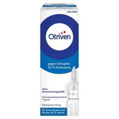 Otriven gegen Schnupfen 0,1 % Nasenspray (Dosierspray) ohne Konservierungsstoffe, 10 ml> Schnupfen & Nasennebenhöhlen