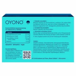 Oyono Nacht Intens Tabletten, 60 St> Melatonin Tabletten