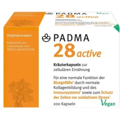 Padma 28 active Kapseln, 200 St> Vitamin C (Ascorbinsäure)|Immunsystem