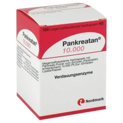 Pankreatan 10.000 magensaftresistente Kapseln, 100 St