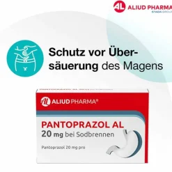 Pantoprazol AL 20 mg bei Sodbrennen, 7 St