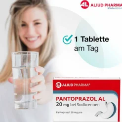 Pantoprazol AL 20 mg bei Sodbrennen, 14 St