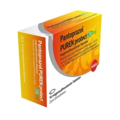 Puren Pantoprazol protect 20 mg magensaftresistent Tabletten , 14 St> Pantoprazol