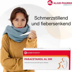 Aliud Pharma PARACETAMOL AL 500 Tabletten, 20 St><noscript><img width=