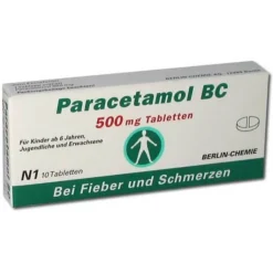 Paracetamol BC 500 mg Tabletten, 10 St