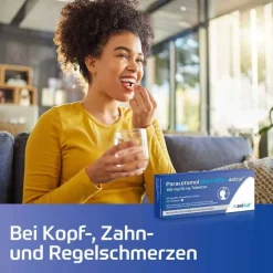 Paracetamol plus Coffein axicur® 350 mg/50 mg Tabletten, 20 St