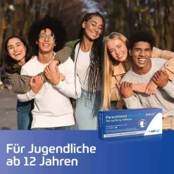 Paracetamol plus Coffein axicur® 350 mg/50 mg Tabletten, 20 St