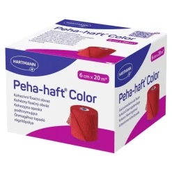 Peha-haft Peha Haft Color Fixierbinde latexf.6 cm x 20 m rot, 1 St> Haft- & Fixierbinden