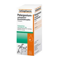 Ratiopharm Pelargonium Bronchialtropfen, 100 ml> Hustenlöser