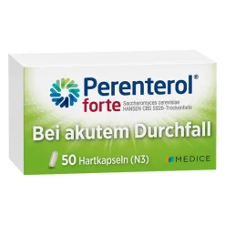 Perenterol ® forte 250 mg bei akutem Durchfall & zur Vorbeugung, 50 St>Kinder Mittel Gegen Durchfall & Erbrechen|Verdauung