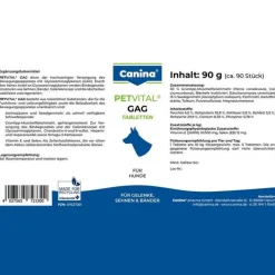Canina Petvital Gag Tabletten für Hunde, 90 St> Aufbau & Leistungssteigerung