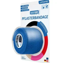 Pflasterbandage latexfrei Buddycare Med blau, 1 St