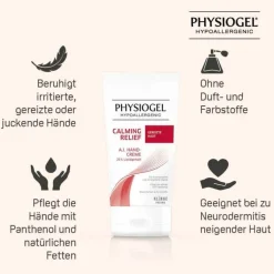 Physiogel Calming Relief A.I.Handcreme für irritierte Haut, 50 ml