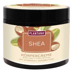 Plantana Shea Körpercreme Sheabutter mit Vitamin-E, 500 ml