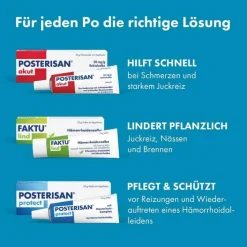 Posterisan akut 50 mg/g Rektalsalbe, 50 g><noscript><img width=