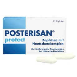 Posterisan protect Suppositorien, 25 St> Hämorrhoiden Salbe