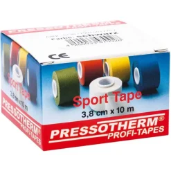 Pressotherm Sport-Tape 3,8cmx10m schwarz, 1 St