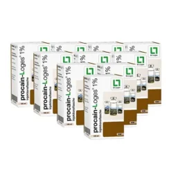 Dr. Loges Procain-Loges 1% Injektionsflasche, 10X100 ml> Procain