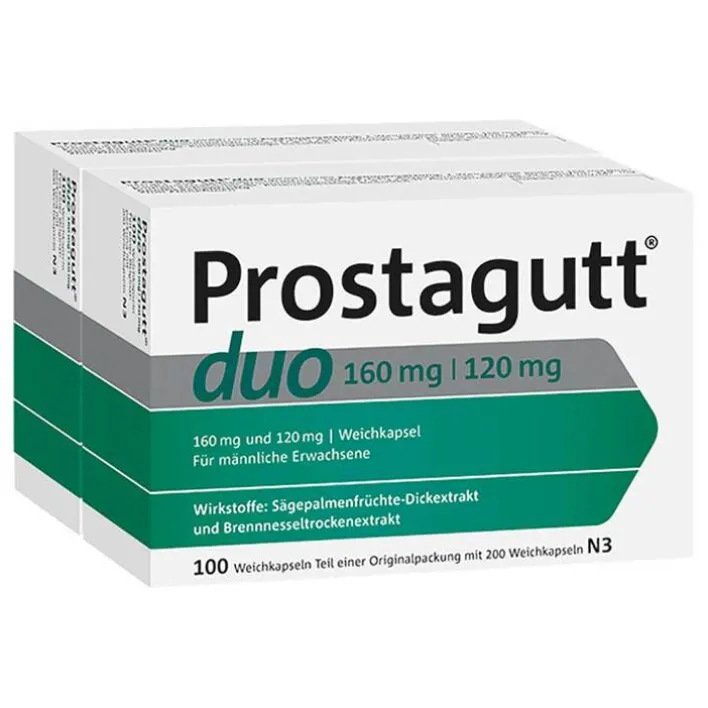 Prostagutt duo 160 mg/120 mg Weichkapseln, 200 St> Prostata Medikamente