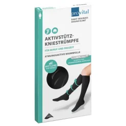 Provital Aktivstützkniestrümpfe Damen Größe 35 - 38 schwarz, 2 St> Stütz- Und Reisestrümpfe