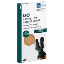 Provital Aktivstützkniestrümpfe Herren Größe 43 - 46 beige, 2 St> Stütz- Und Reisestrümpfe