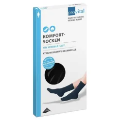 Provital Komfortsocken women Größe 39 - 42 schwarz, 2 St