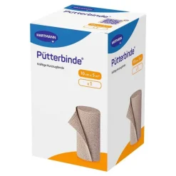 Pütter Binde 10 cm x 5 m, 1 St> Stütz- & Kompressionsbinden