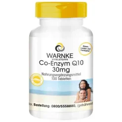 Warnke Q10 30 mg Tabletten, 100 St> Coenzym Q10