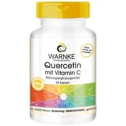 Warnke Quercetin mit Vitamin C Kapseln, 60 St> Quercetin