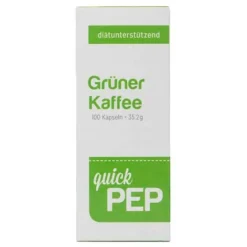 Quickpep Grüner Kaffee Kapseln, 100 St> Guarana