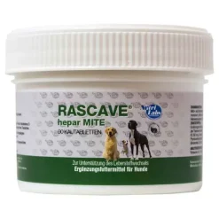 Nutrilabs Rascave hepar mite Kautabletten für Hunde, 90 St> Magen & Darm|Aufbau & Leistungssteigerung