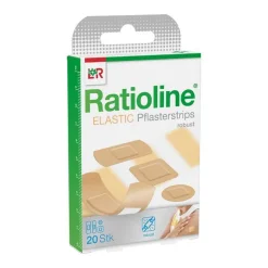 Ratioline elastic Pflasterstrips in 4 Größen, 20 St