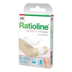Ratioline® SENSITIV Pflaster 4 cm x 1 m, 1 St