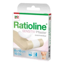 Ratioline ® SENSITIV Pflaster 8 cm x 1 m, 1 St> Wundpflaster
