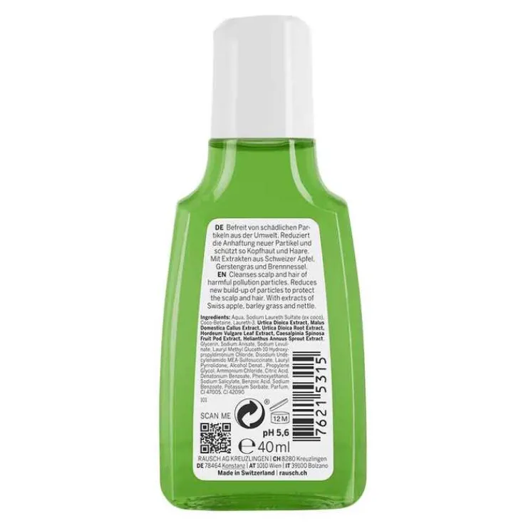 Rausch Anti-Pollution-Shampoo mit Schweizer Apfel, 40 ml