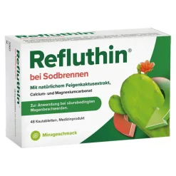 Refluthin bei Sodbrennen Kautabletten Minze, 48 St