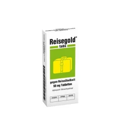 Reisegold® tabs gegen Reiseübelkeit, 10 St