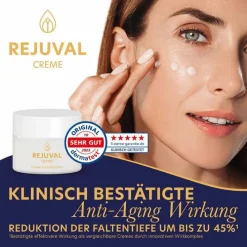 Rejuval Gesichtscreme Anti-Aging mit Hyaluron, 50 ml> Tagespflege|Anti-Aging