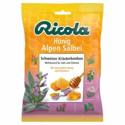 Ricola Honig Alpen Salbei Bonbons, 75 g> Husten & Halsbonbons
