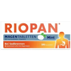 Riopan Magen Tabletten Mint 800 mg Kautabletten, 100 St> Sodbrennen Medikamente