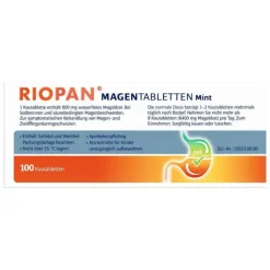 Riopan Magen Tabletten Mint 800 mg Kautabletten, 100 St><noscript><img width=