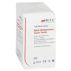 Rogg Mullkompressen 10x10 cm, 100 St> Mull & Zellstoff