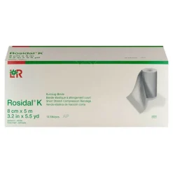Rosidal K Binde 8 cmx5 m steril einz.verpackt, 10 St