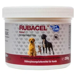 Nutrilabs Rubacel Kautabletten für Hunde, 100 St> Aufbau & Leistungssteigerung